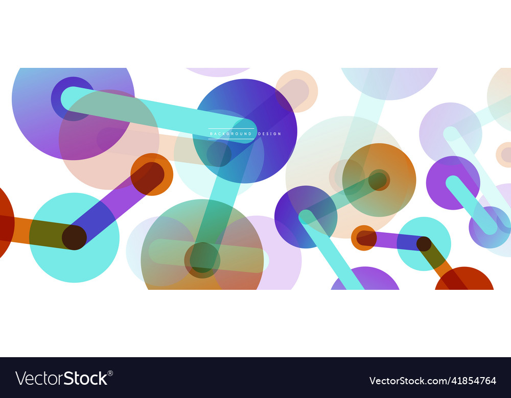 Network concept abstract background dots vector image Network concept abstract background dots