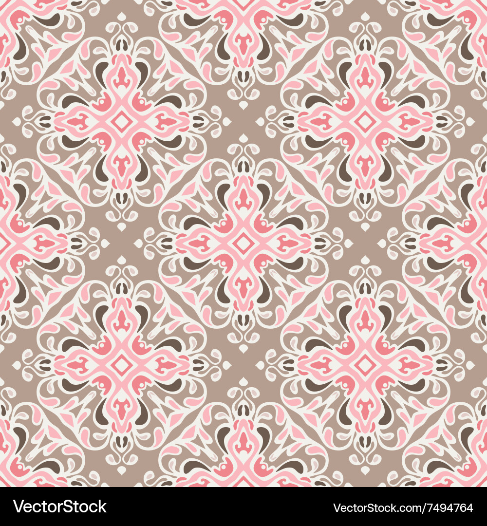 Seamless abstract tiled pattern Royalty Free Vector Image