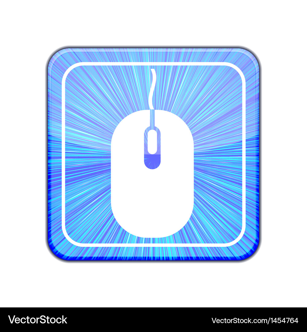 Version computer mouse icon eps 10 Royalty Free Vector Image