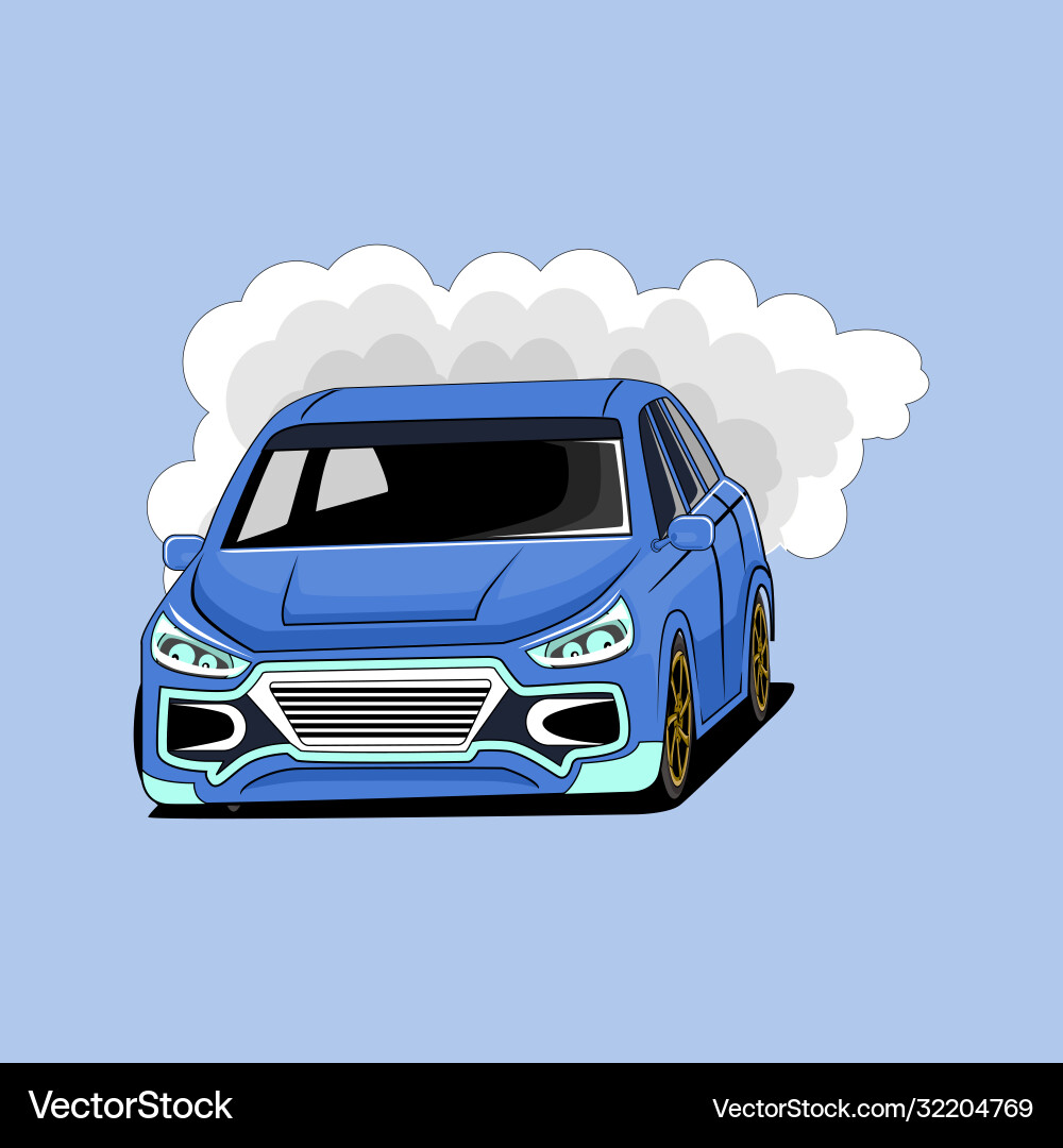 Flat designcar Royalty Free Vector Image - VectorStock