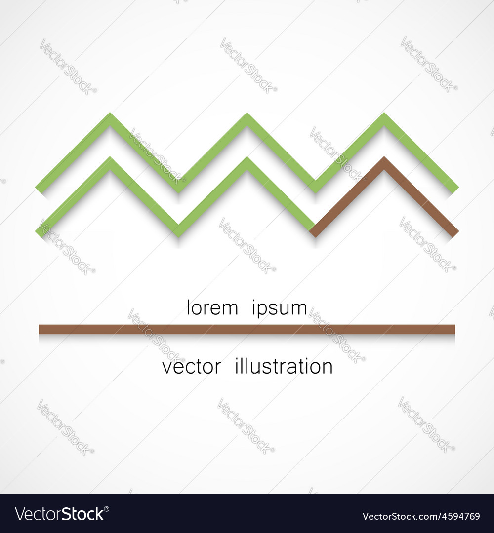 Minimalistischer Wald und Haus