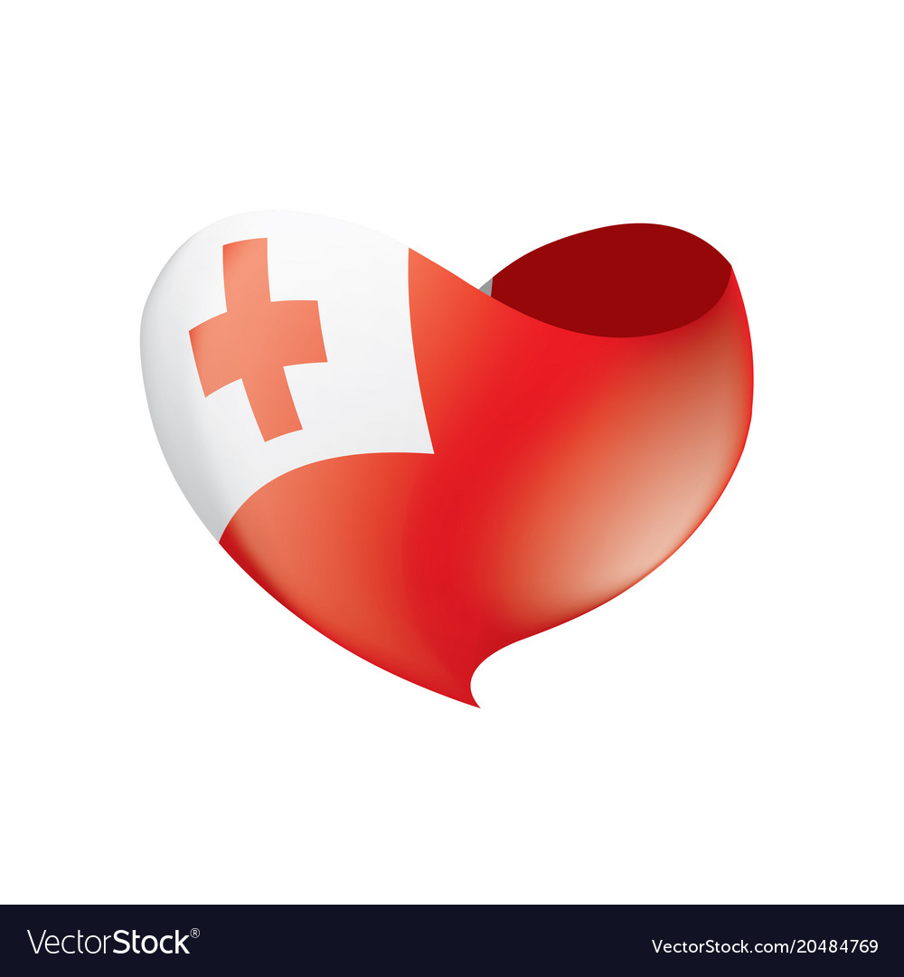 tonga flag royalty free vector image vectorstock