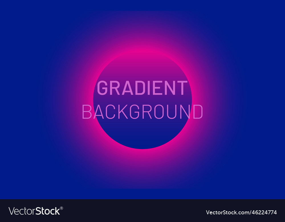 Abstract template with vibrant gradient shape vector image Abstract template with vibrant gradient shape