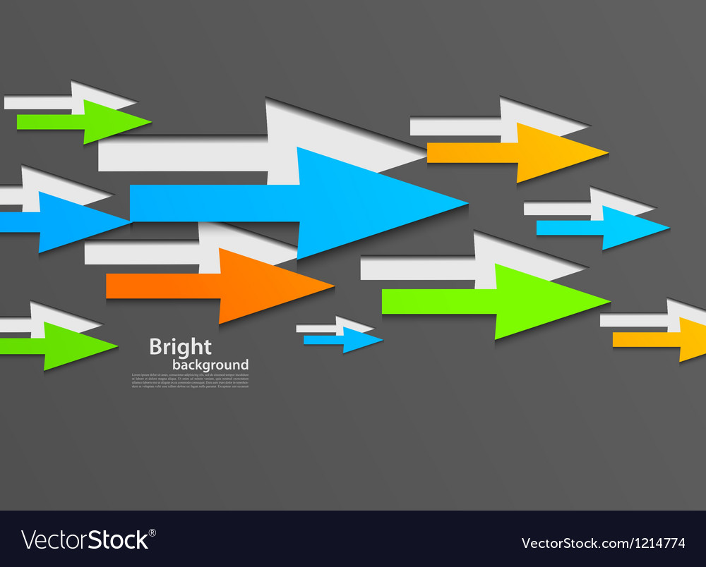 Background with arrows