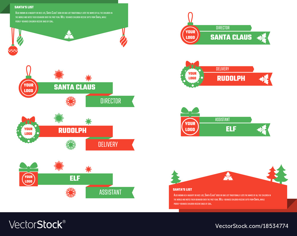 christmas lower thirds royalty free vector image christmas lower third