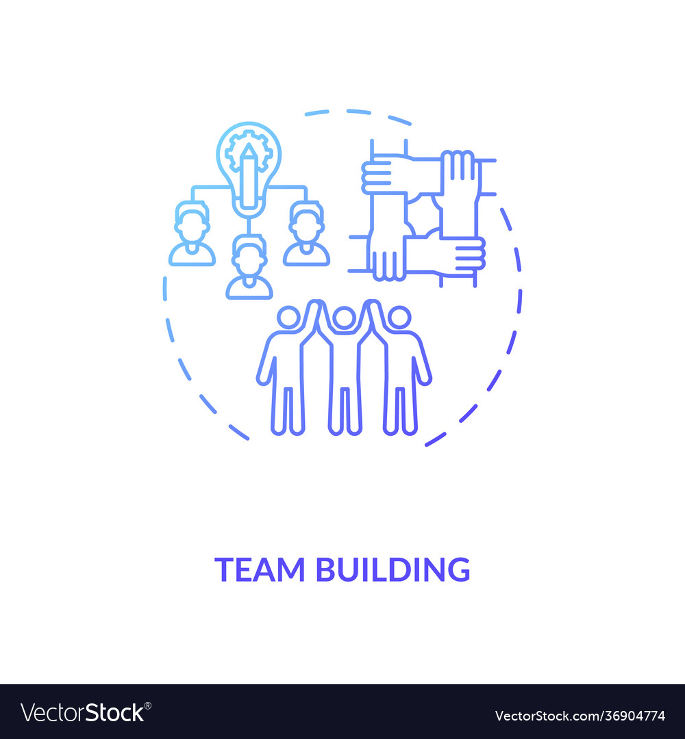 Team building concept icon