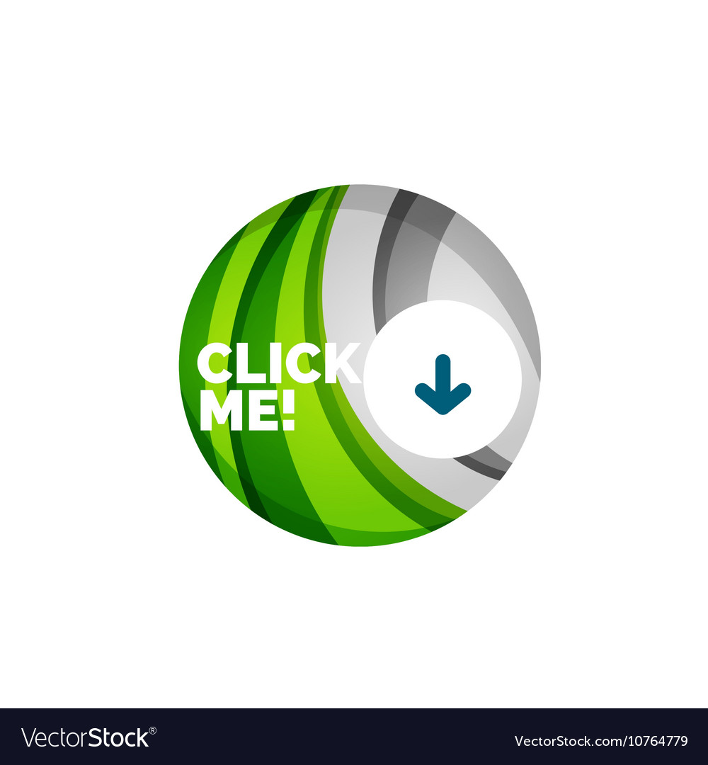 Abstract circle button