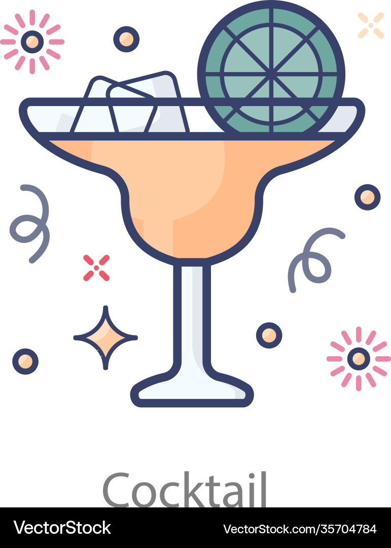 Cocktail Royalty Free Vector Image - VectorStock