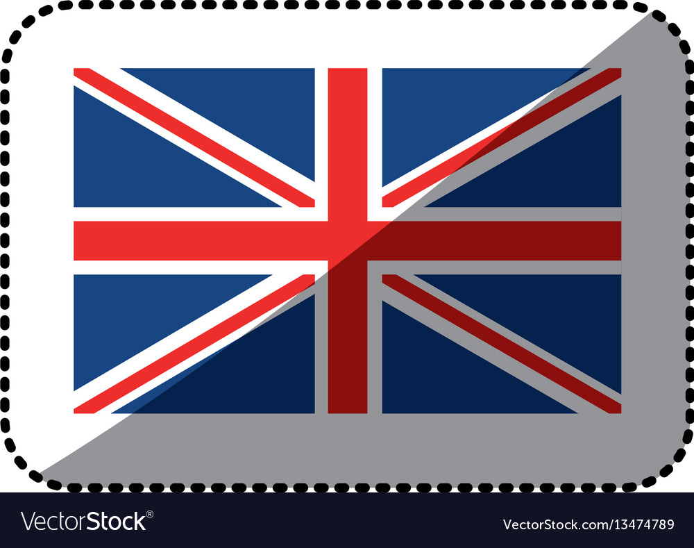 Sticker flag united kingdom classic british icon