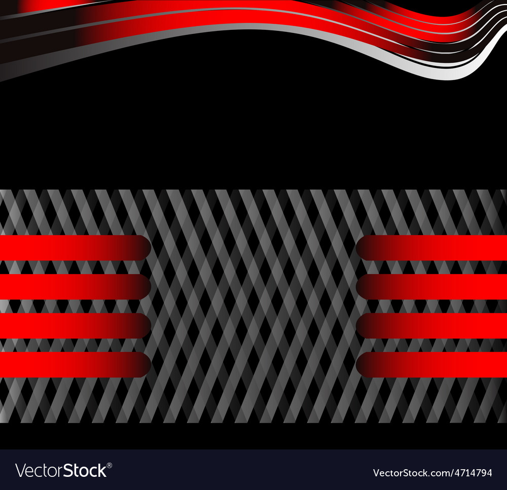 Black and red background message board Royalty Free Vector