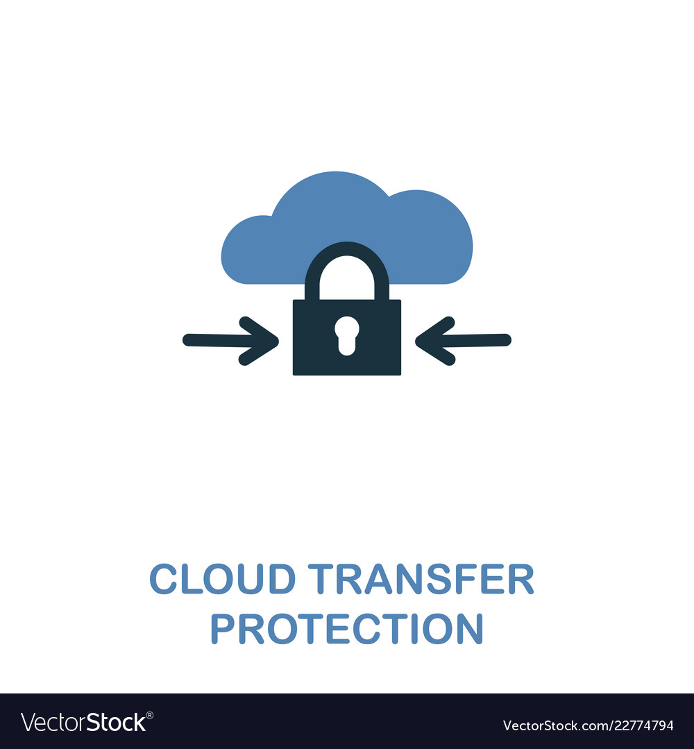 cloud transfer protection icon
