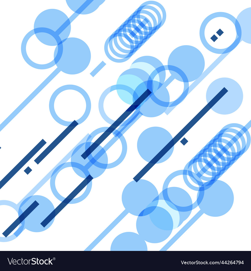 Dynamic Abstract Circles & Lines
