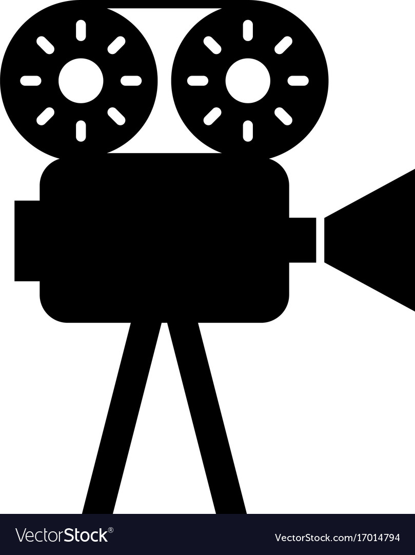 Video camera isolated icon Royalty Free Vector Image