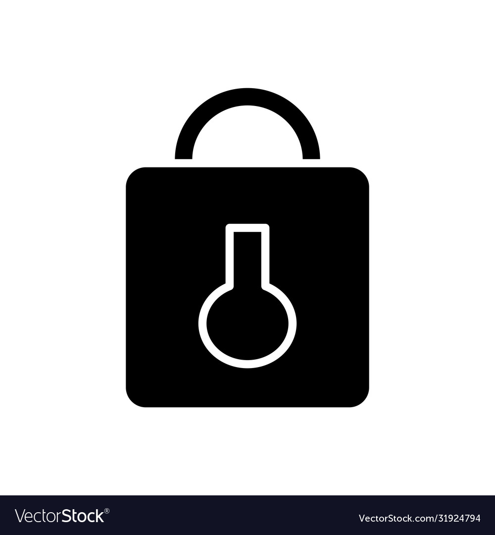Web icons concept lock symbol security padlock