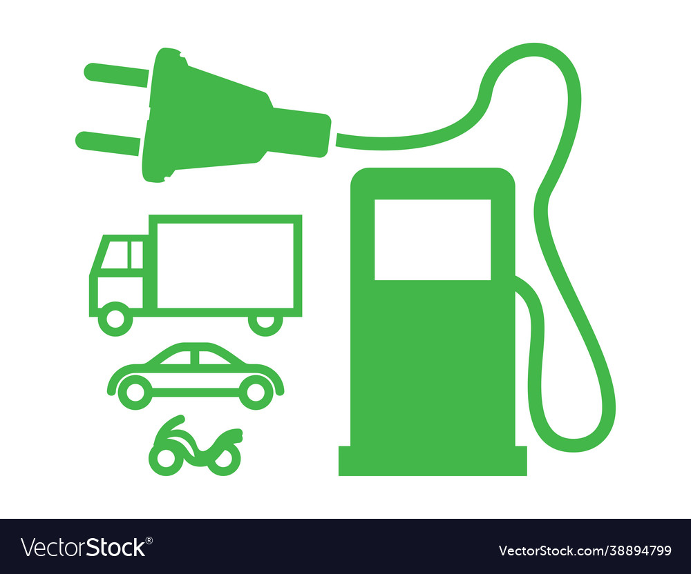 Electrical vehicle concept Royalty Free Vector Image