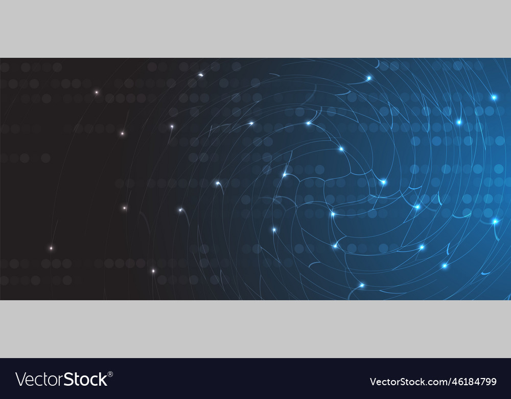 Neural network concept connected cells with links vector image Neural network concept connected cells with links