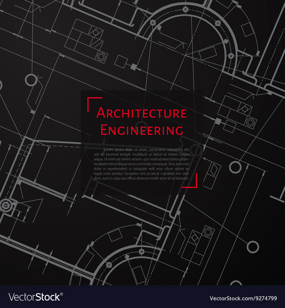 Technical blueprint of mechanism