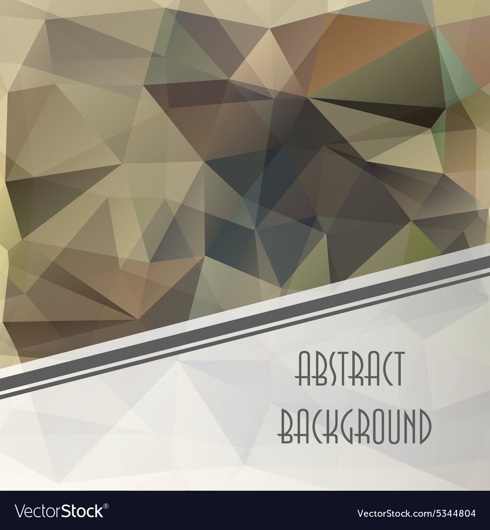 Abstract background with triangles