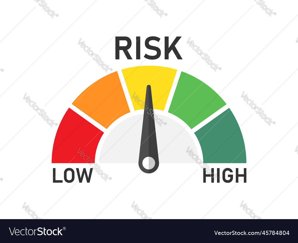 Customer satisfaction meter icon in flat style Vector Image