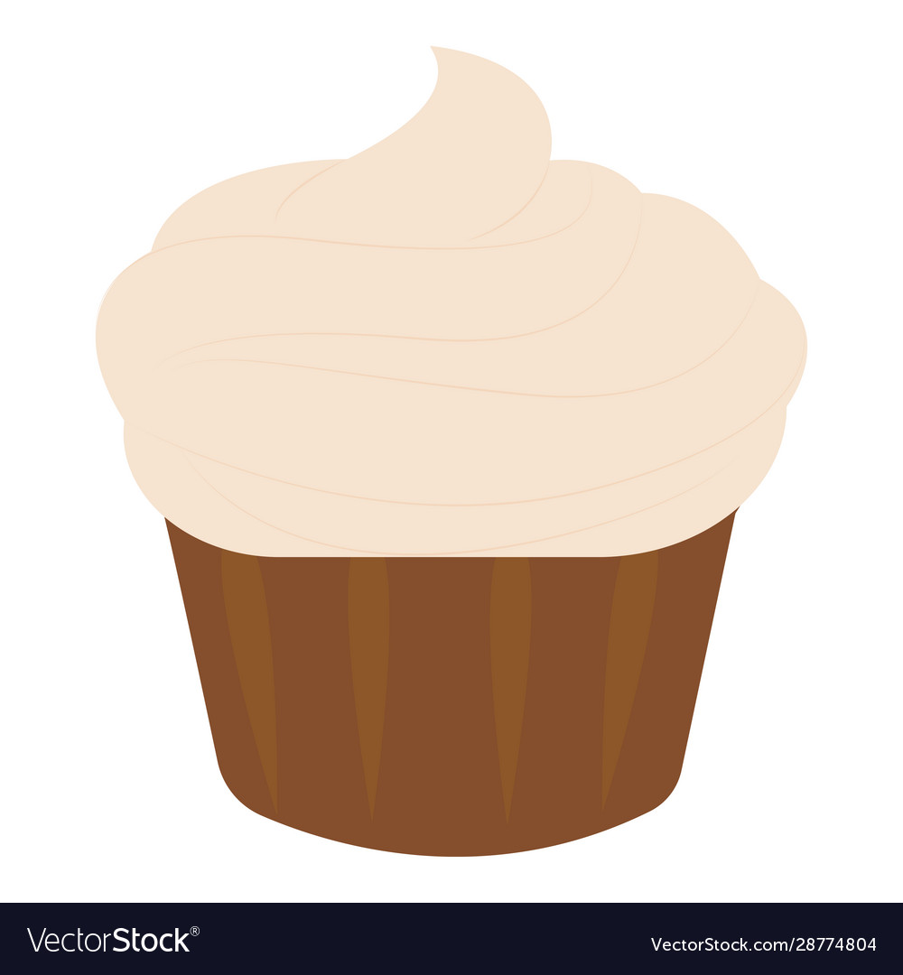 Isoliertes Cupcake-Symbol