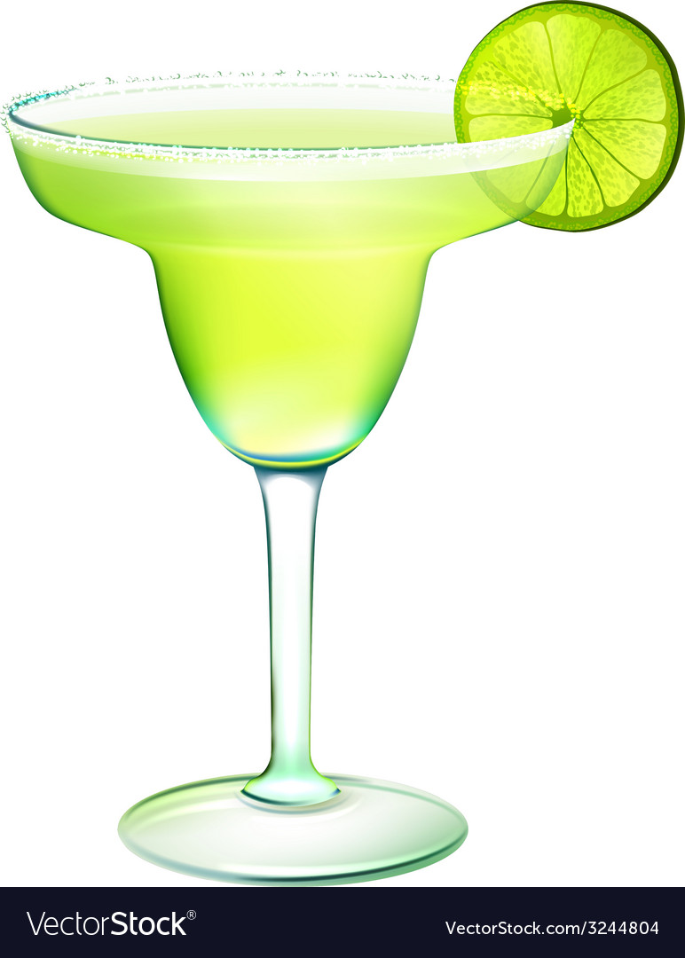 Margarita Cocktail Realistic Royalty Free Vector Image 2779