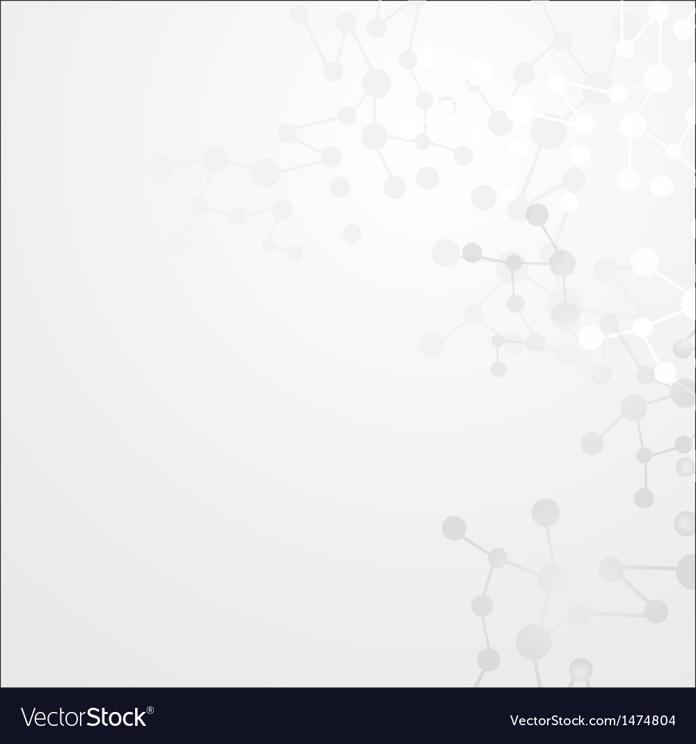 Molecule background Royalty Free Vector Image - VectorStock