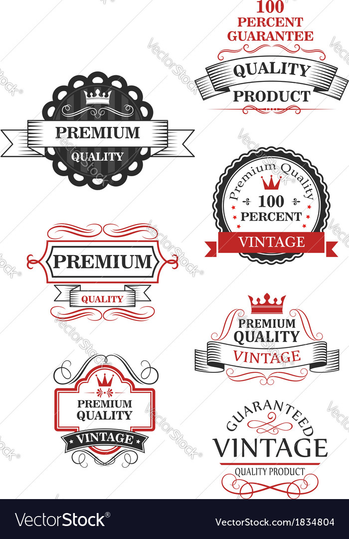 Premium quality label collection