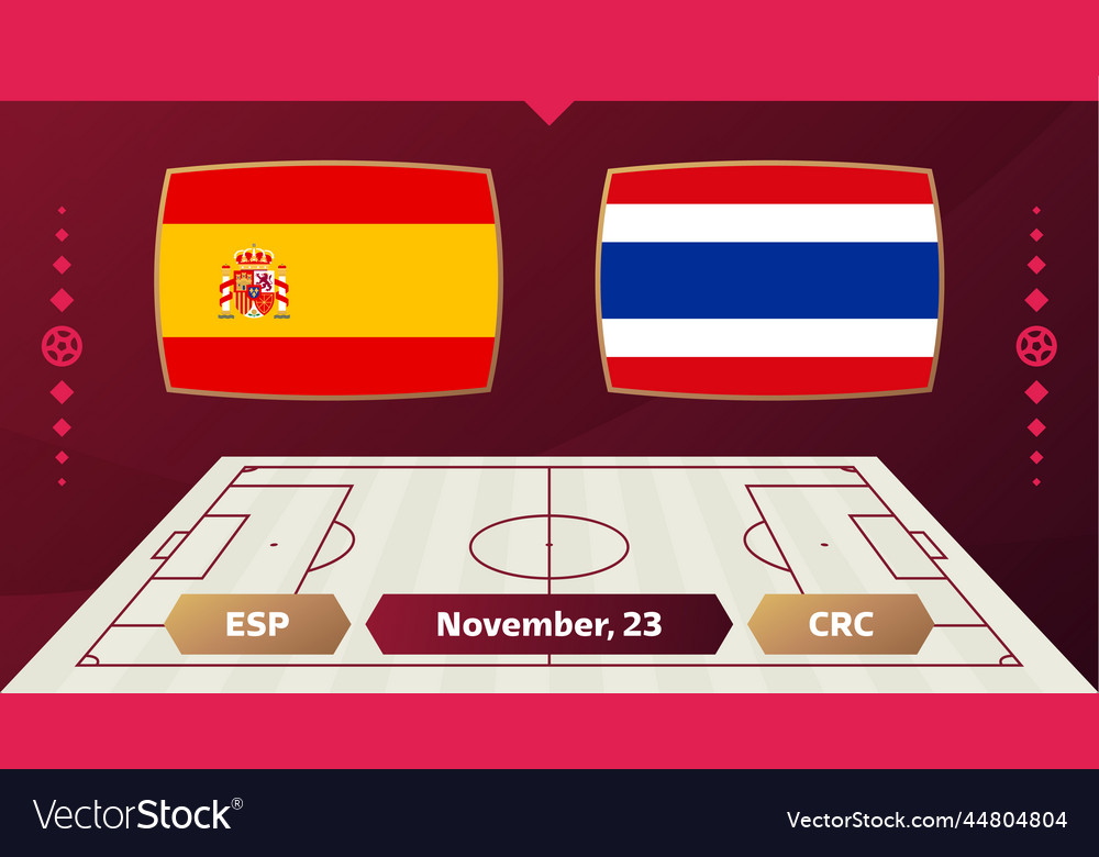 spain-vs-costa-rica-match-football-2022-world-vector-image