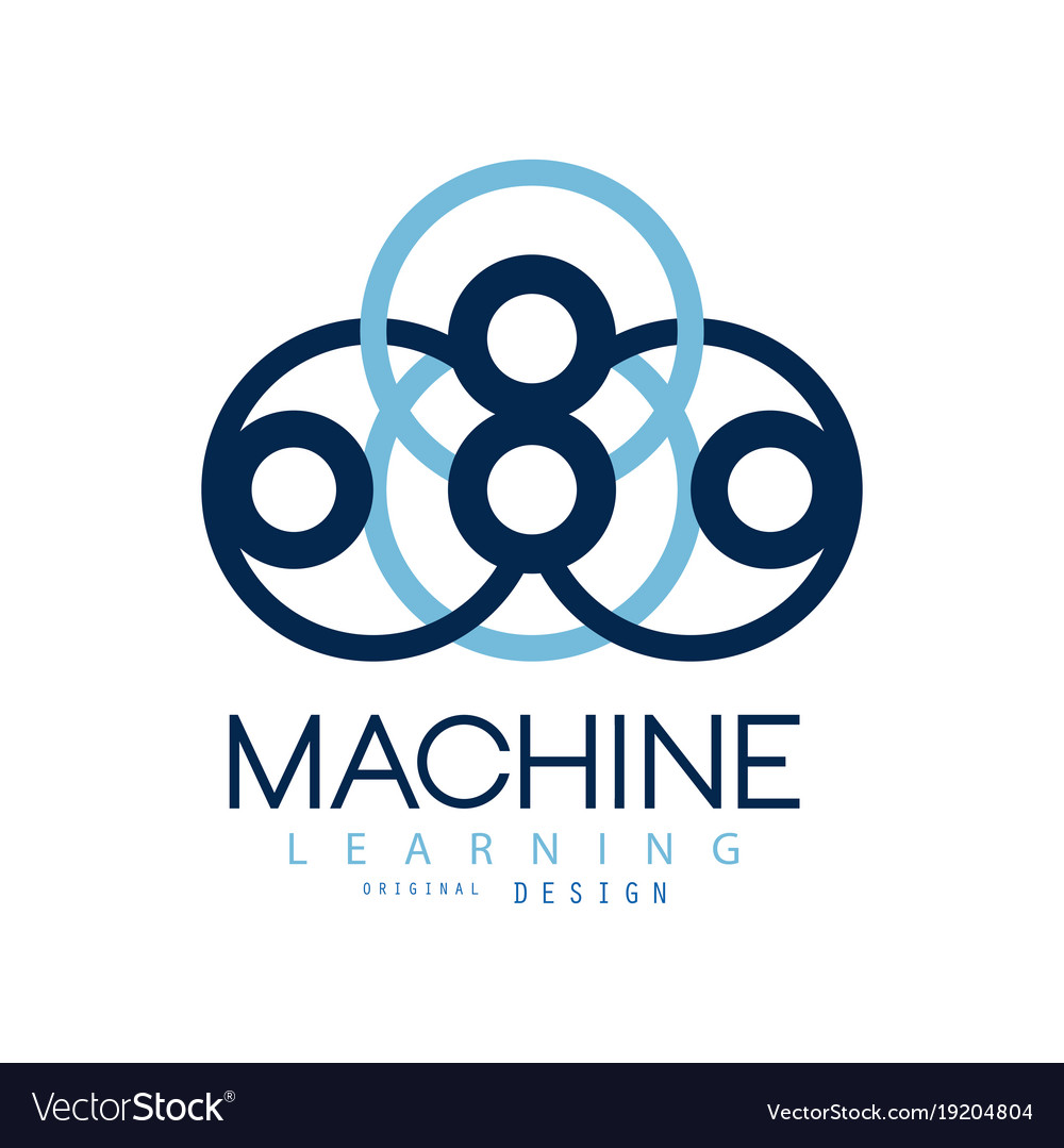 Symbol of machine learning computers