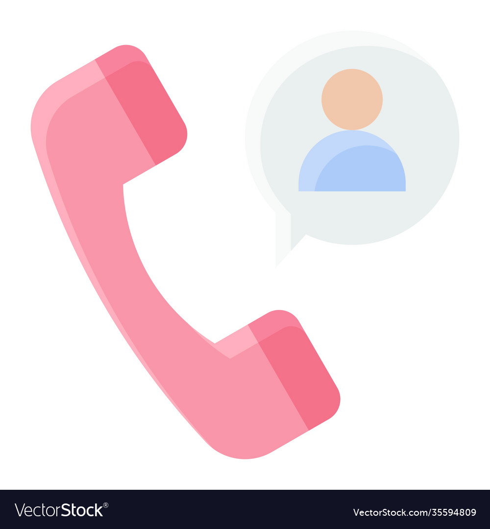Birthday wishes with a phone call icon Royalty Free Vector