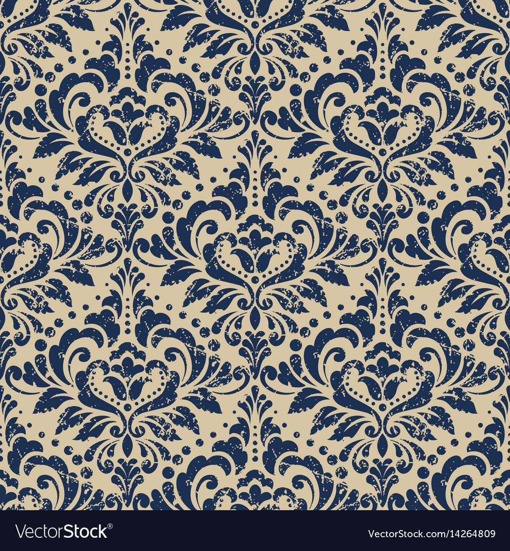 Damask seamless pattern background classical