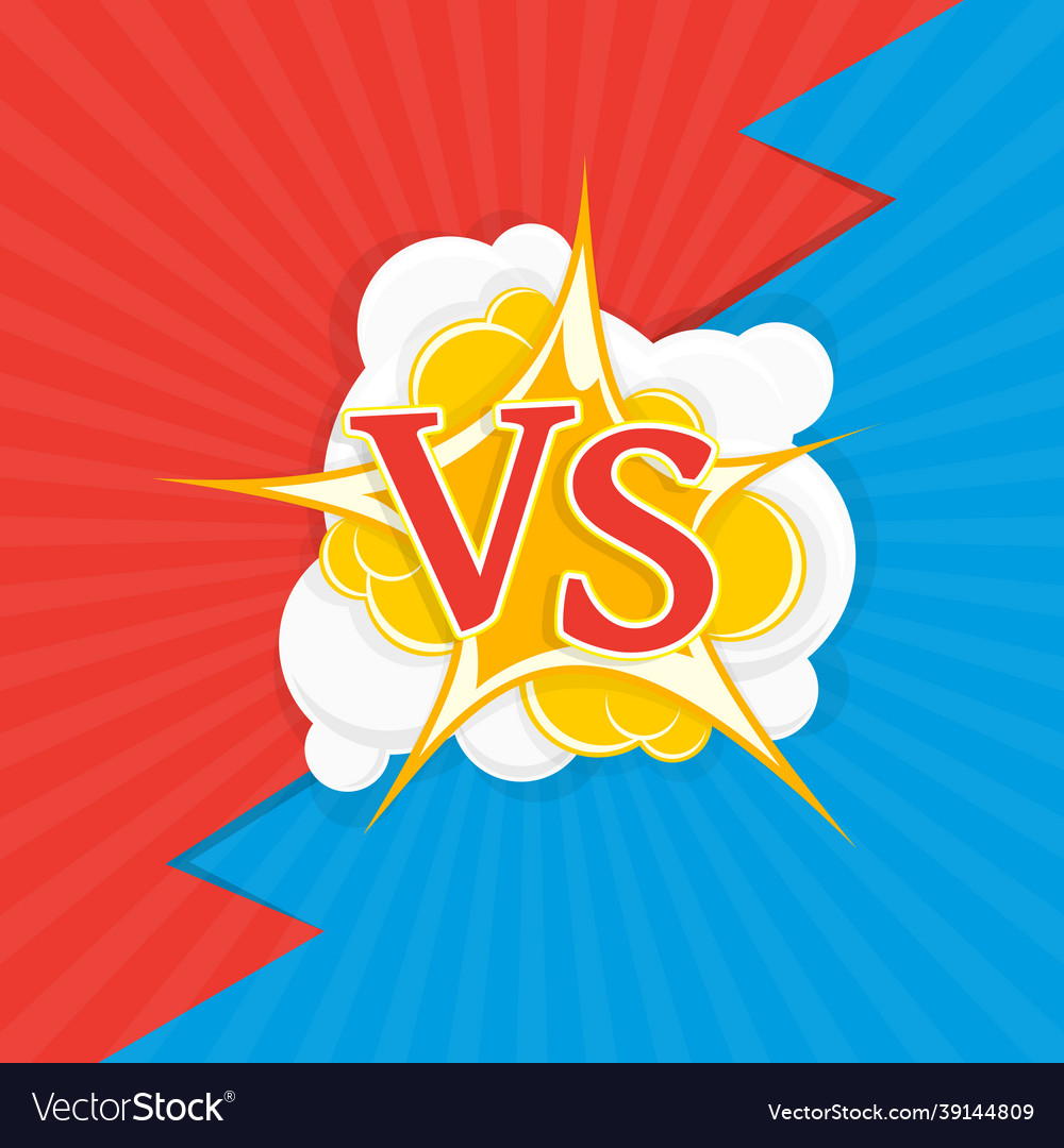 Versus battle Royalty Free Vector Image - VectorStock