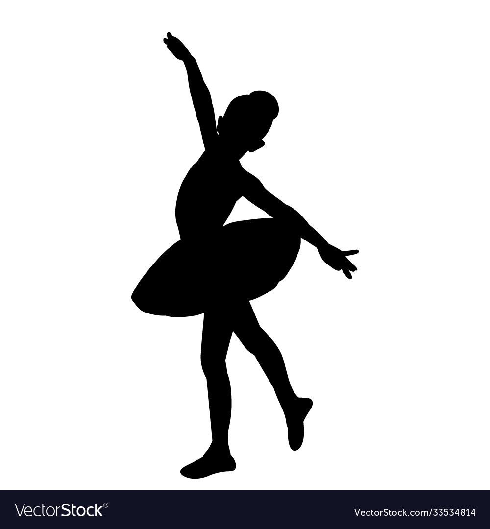 Child a ballerina girl Royalty Free Vector Image