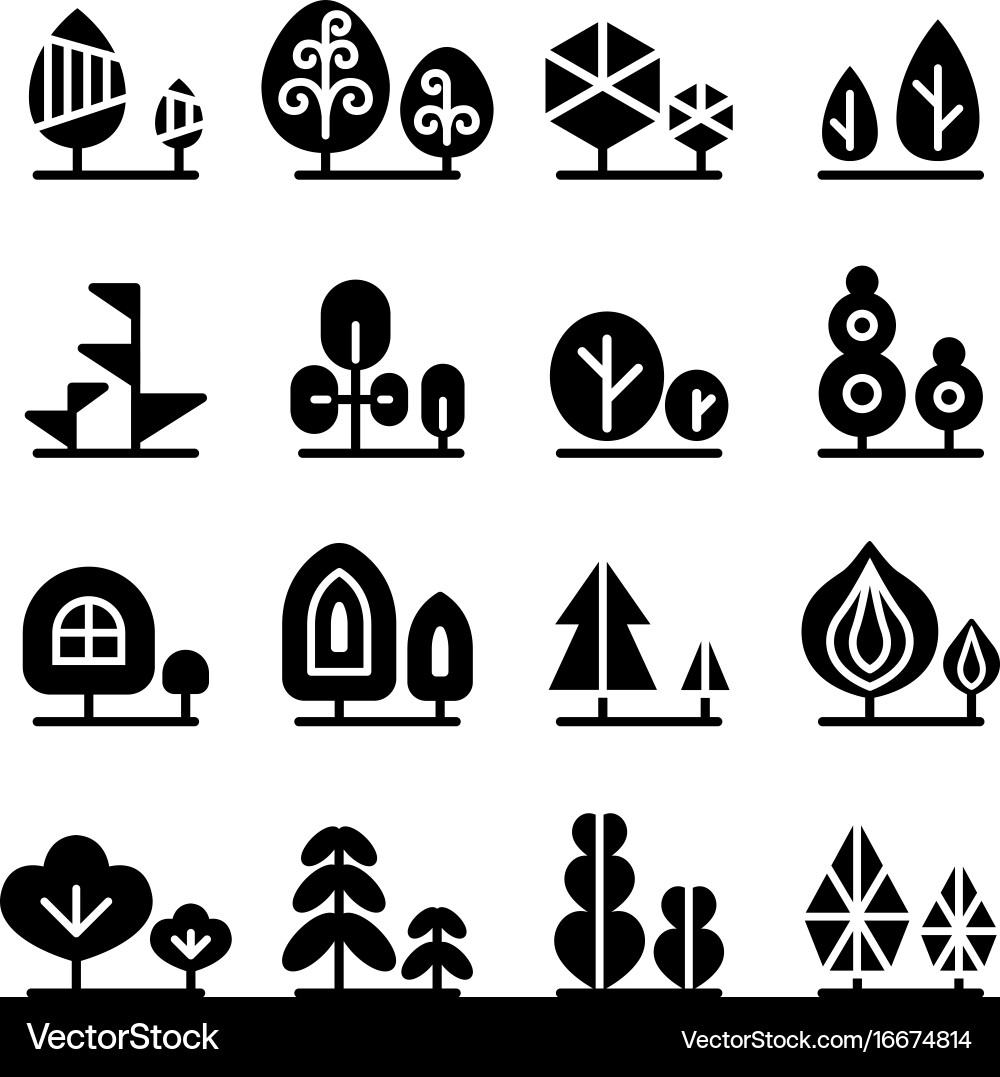 Tree icon Royalty Free Vector Image - VectorStock