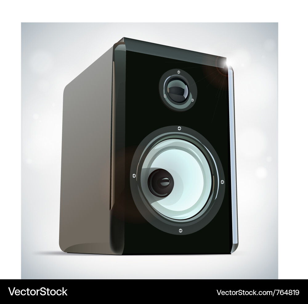 Audio speaker Royalty Free Vector Image - VectorStock