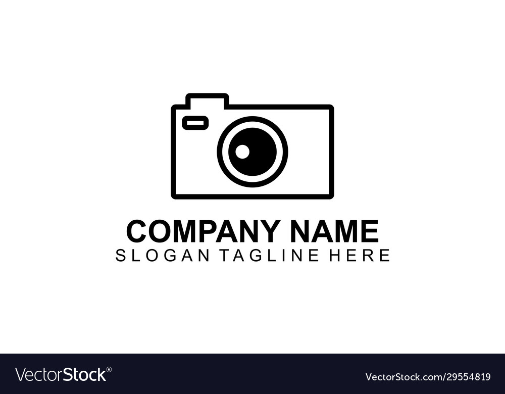 Camera logo design Royalty Free Vector Image - VectorStock