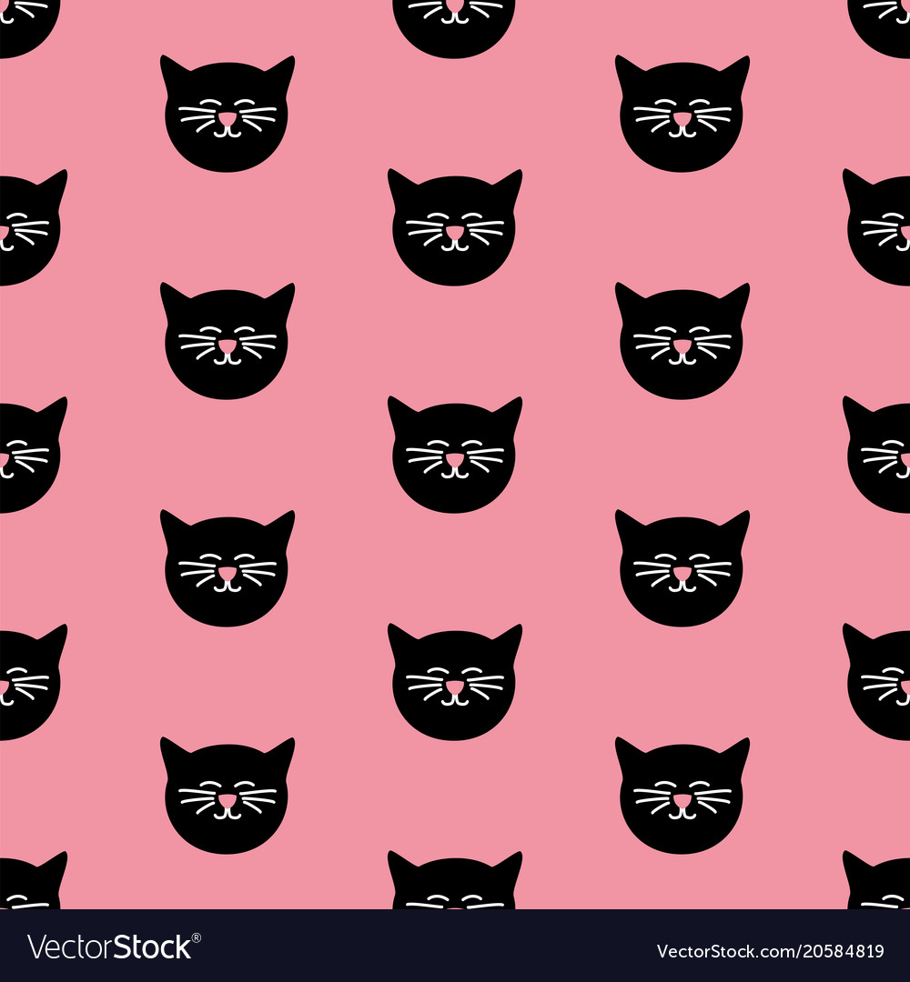 Pink Cat on Black Lioness Surface Live Wallpaper - free download