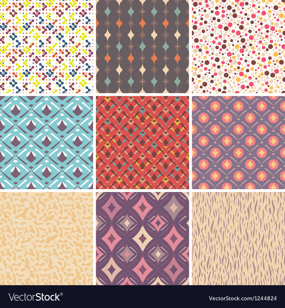 Abstract seamless patterns