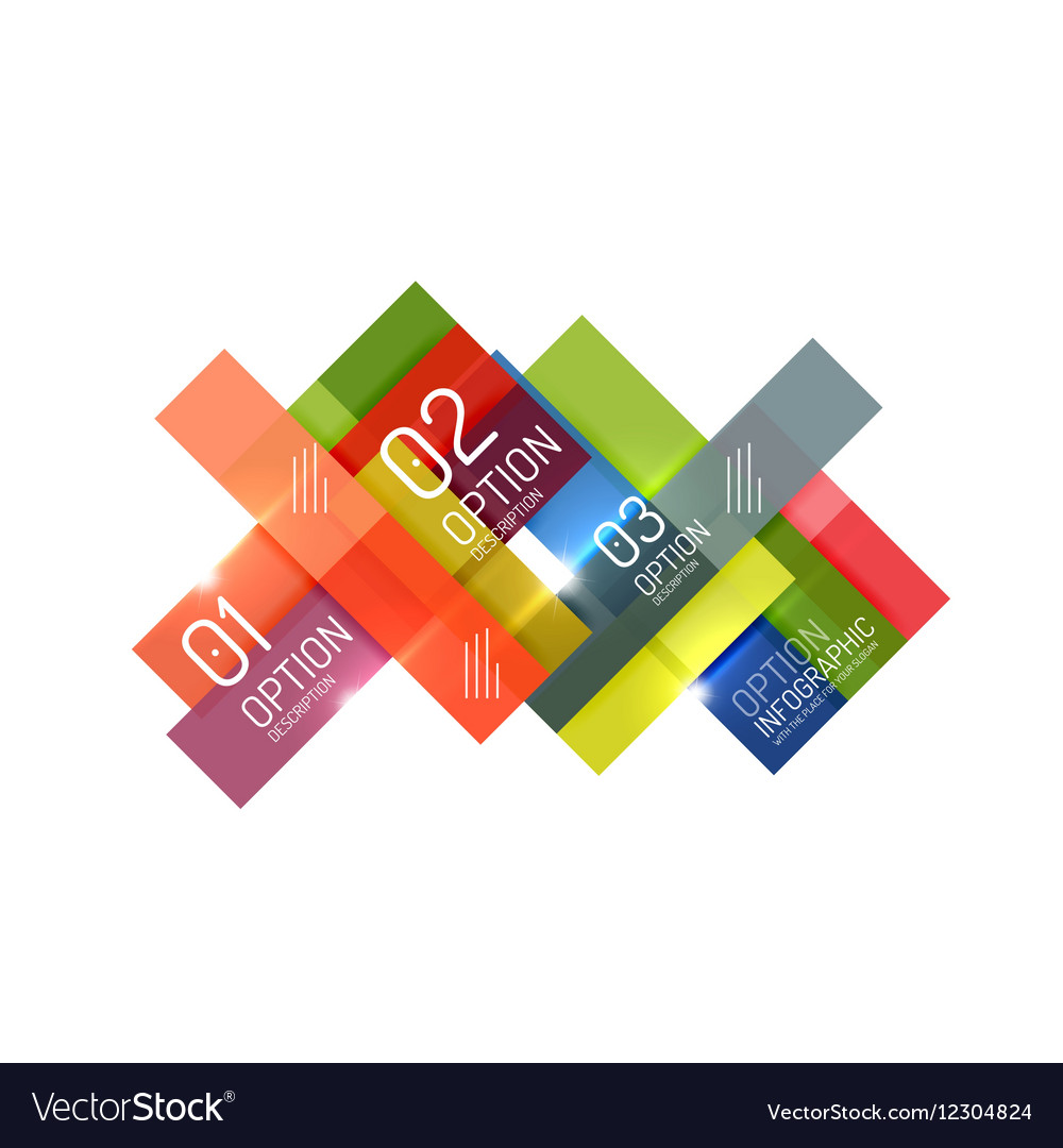 Geometric abstract composition with text