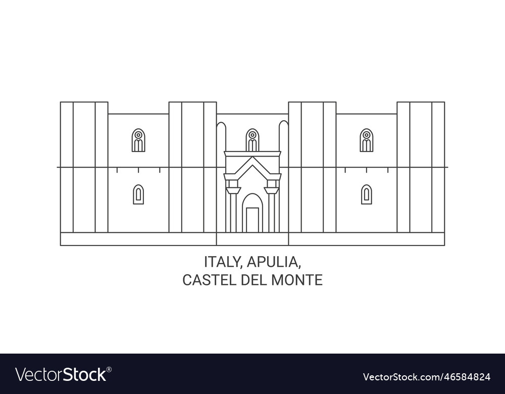 Italien apulia castel del monte travel landmark