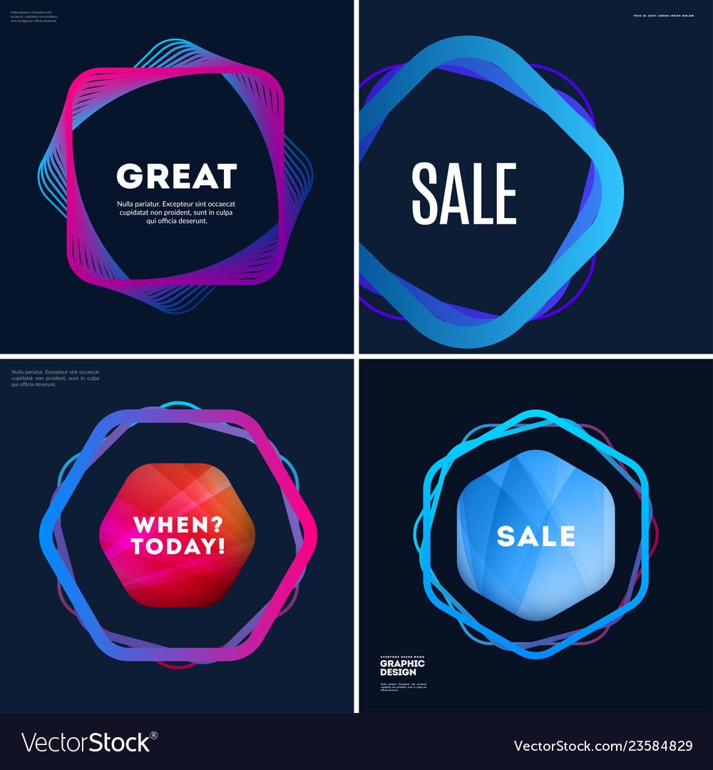 Abstract design colourful elements