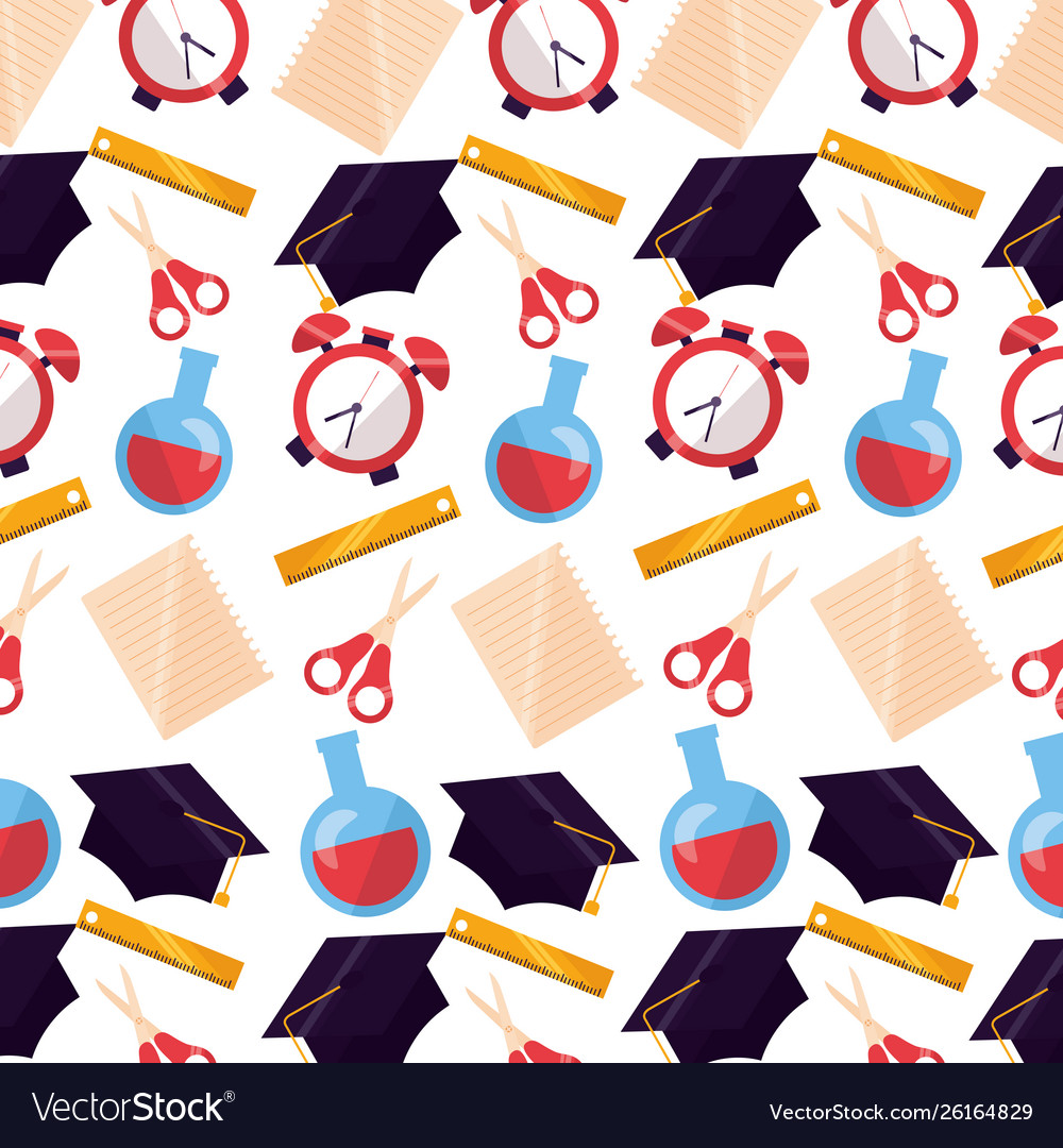 Back to school flat design