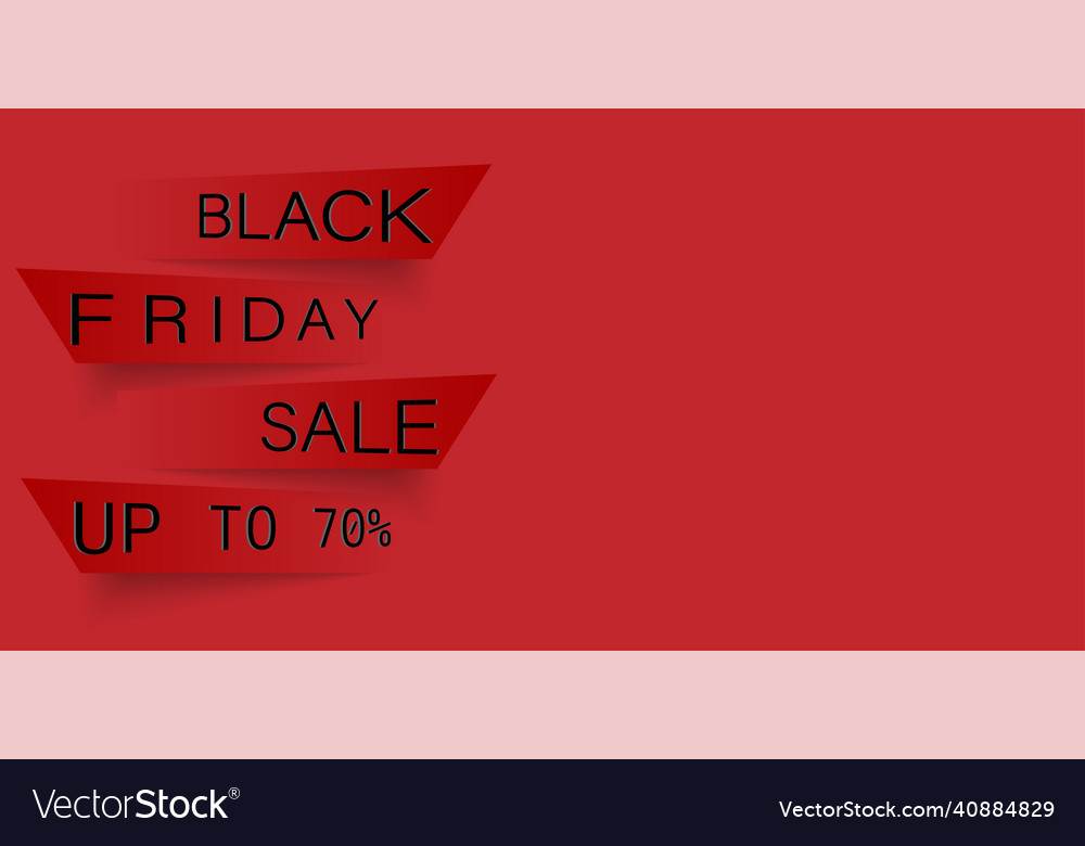 Black friday sale card background Royalty Free Vector Image