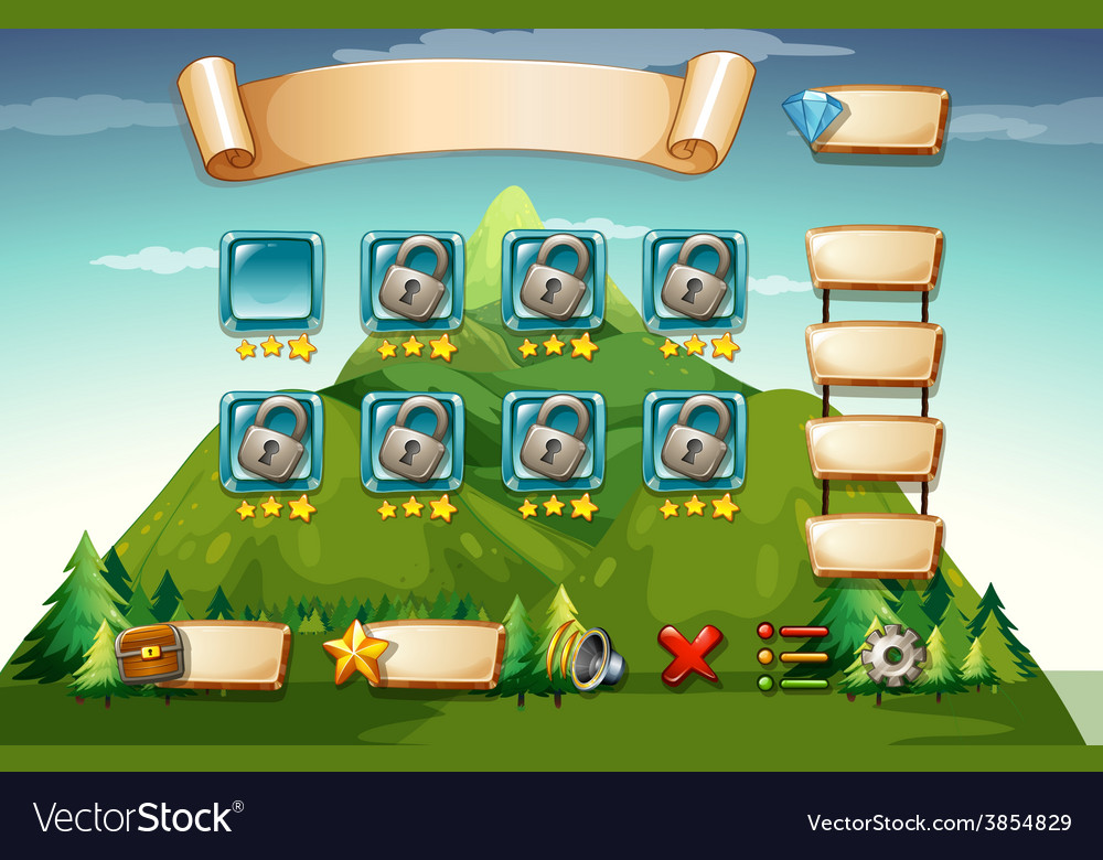 Computer game Royalty Free Vector Image - VectorStock