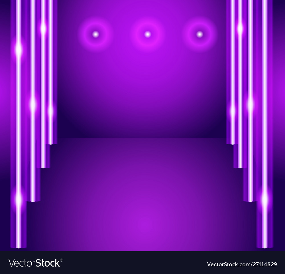 purple light room