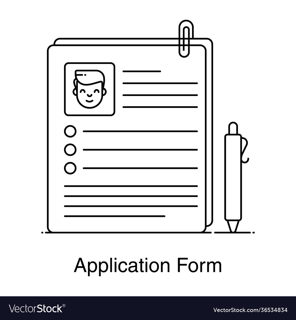 Application form