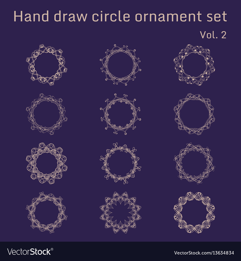 Bunch of simple and elegant square frames design vector image Bunch of simple and elegant square frames design