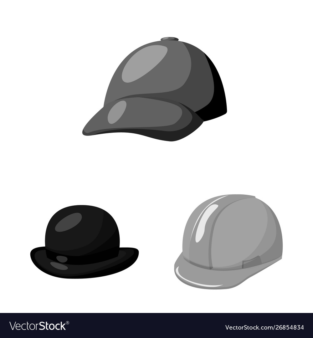 Design Hut und Helm Symbol Set