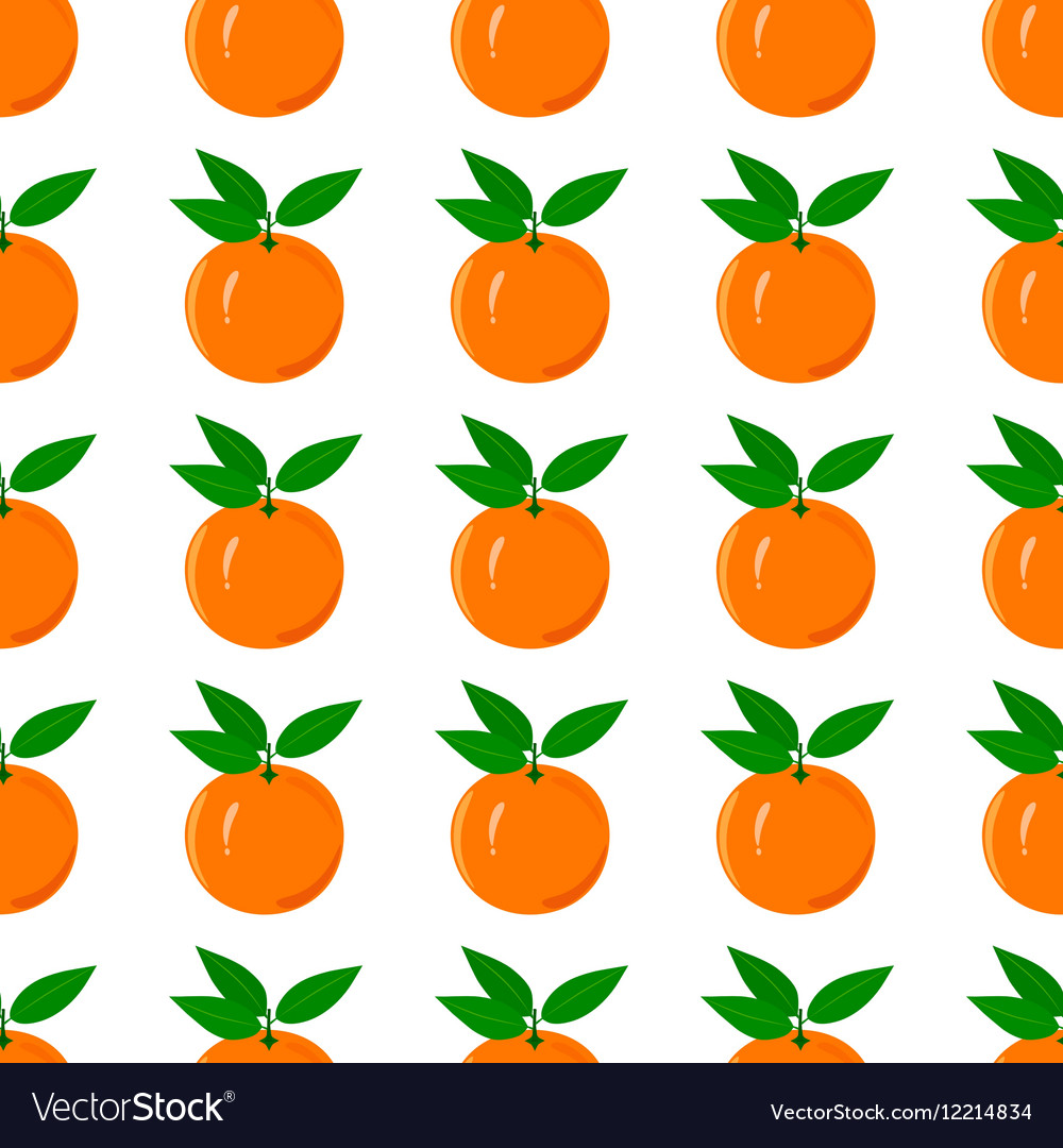 Orange seamless pattern