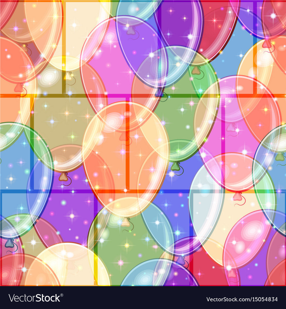 Nahtlose Hintergrund mit Ballons